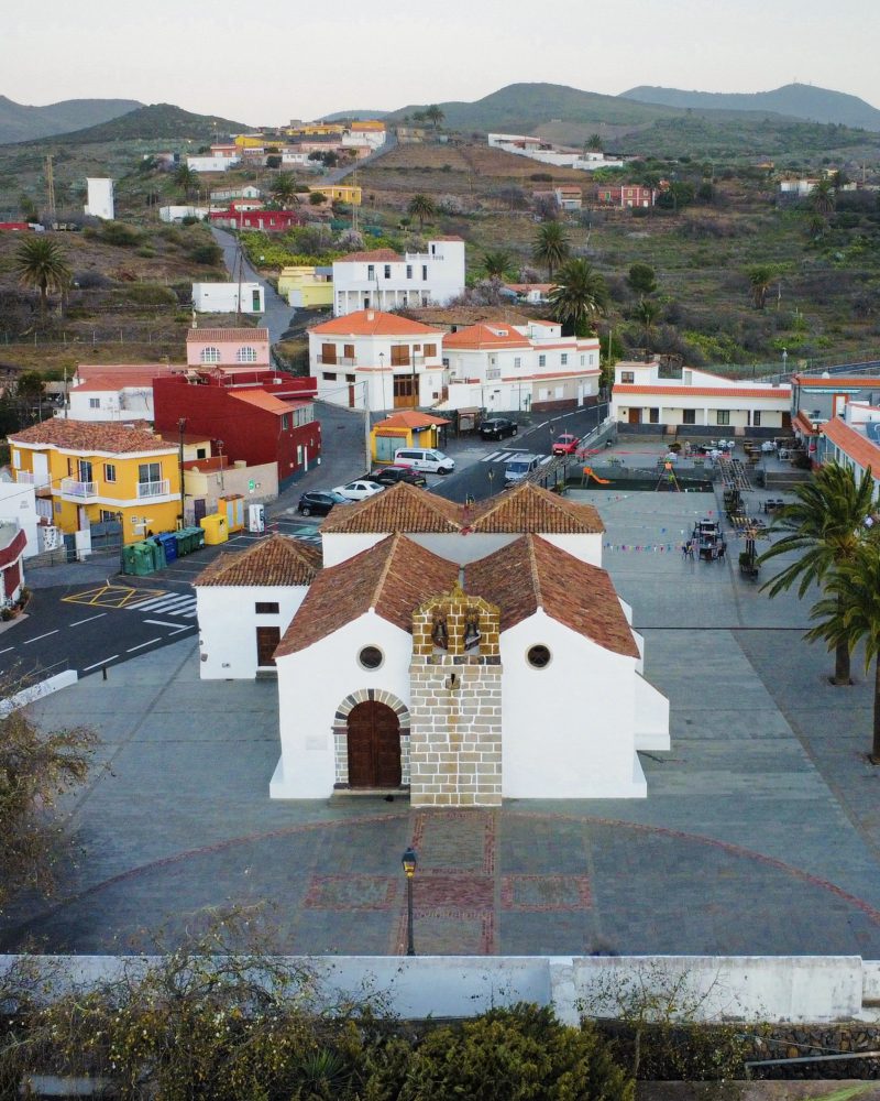 Vista aérea de La Gomera